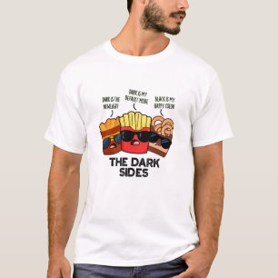 De Donkere Kanten Grappig Fastfood Grap T-shirt