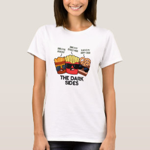 De Donkere Kanten Grappig Fastfood Grap T-shirt