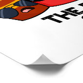 De donkere kanten grappige fastfood woordspeling poster (Hoek)