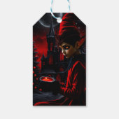 De donkere kersttijd. cadeaulabel (Achterkant)