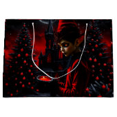 De donkere kersttijd. groot cadeauzakje (Voorkant)