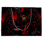 De donkere kersttijd. groot cadeauzakje (Achterkant)