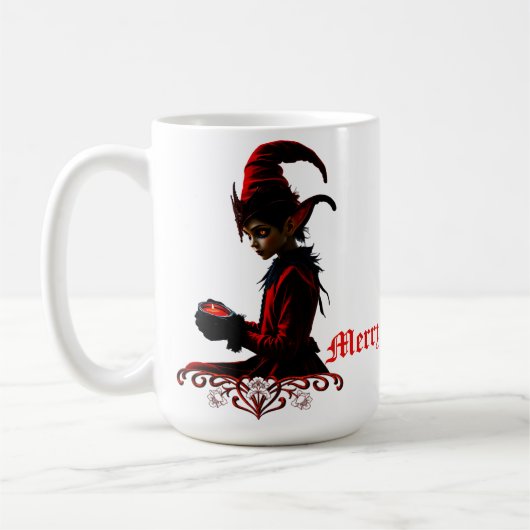 De donkere kersttijd. koffiemok (Links)