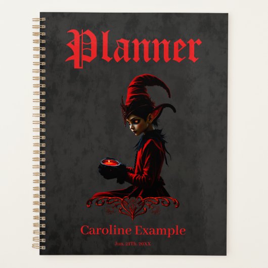 De donkere kersttijd planner (Voorkant)