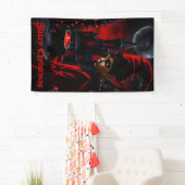 De donkere kersttijd. spandoek (Insitu)