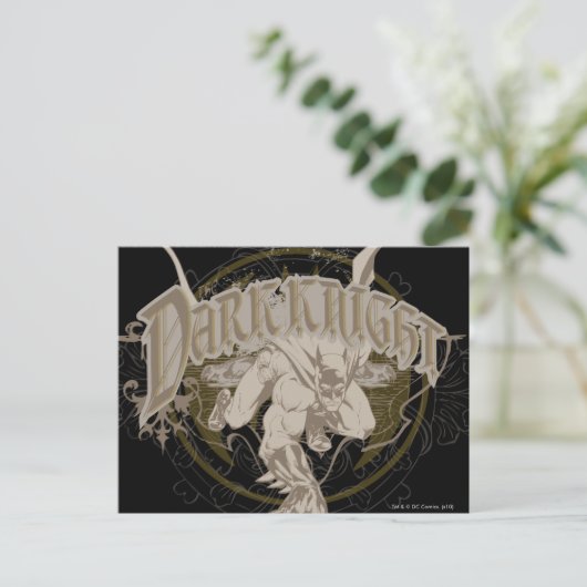 De Donkere Knight Briefkaart (Staand voorkant)