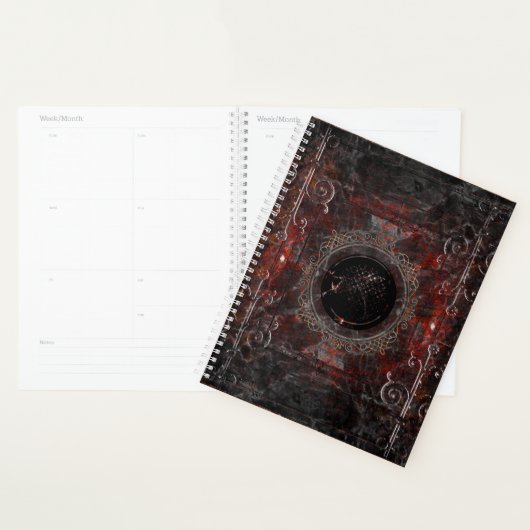 De donkere kunstschildpad planner (Display)