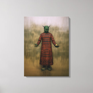 De Donkere Man Canvas Afdruk