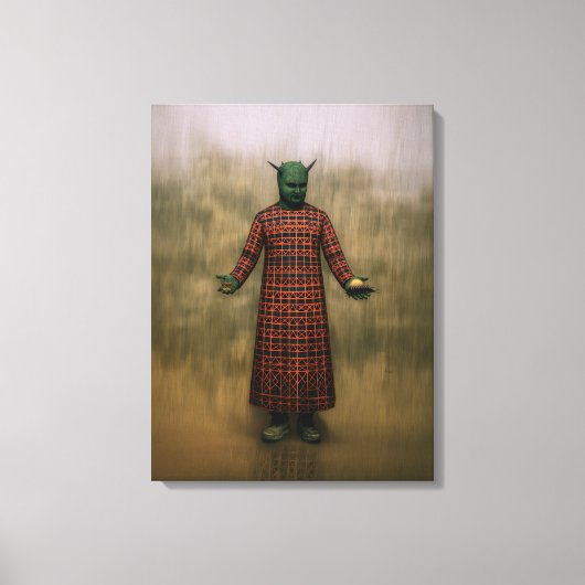 De Donkere Man Canvas Afdruk (Voorkant)