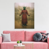 De Donkere Man Canvas Afdruk (Insitu (Woonkamer))