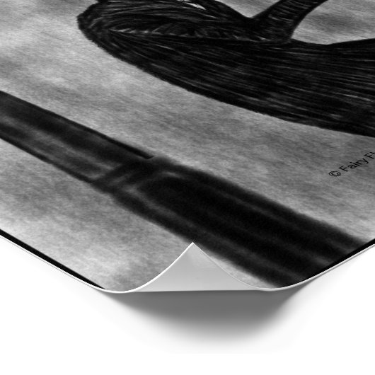 De donkere meneer Snark | Hoesje Art. Poster (Hoek)