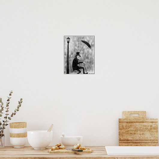 De donkere meneer Snark | Hoesje Art. Poster (Keuken)