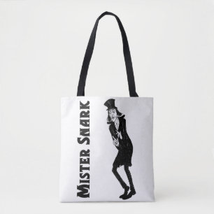 De donkere meneer Snark   Mister Snark Feather Tote Bag