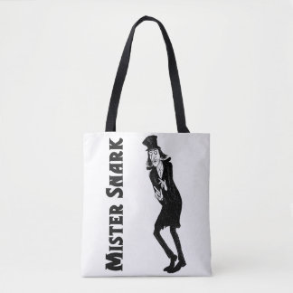De donkere meneer Snark | Mister Snark Feather Tote Bag