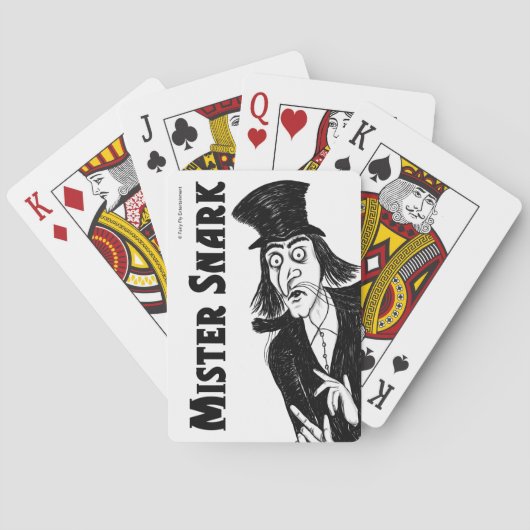 De donkere meneer Snark | Mister Snark Pokerkaarten (Achterkant)