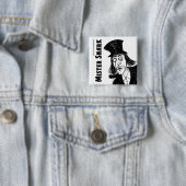 De donkere meneer Snark Vierkante Button 5,1 Cm (In situ)