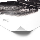 De donkere nachtzeug foto afdruk (Hoek)