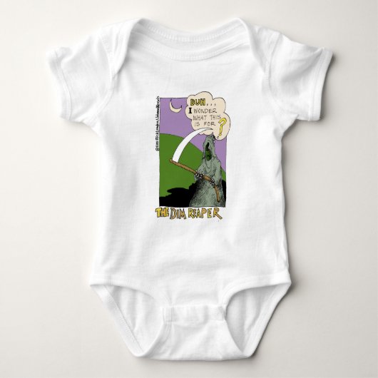 De Donkere Oogster Grappige Halloween Cartoon Cade Romper (Voorkant)