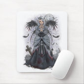 De donkere priestess Angel Mousepad Muismat (Met muis)