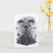 De donkere Priestess Kaart van de Nota van de (Gele Bloem)