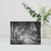 De donkere randen in zwart-wit briefkaart (Staand voorkant)