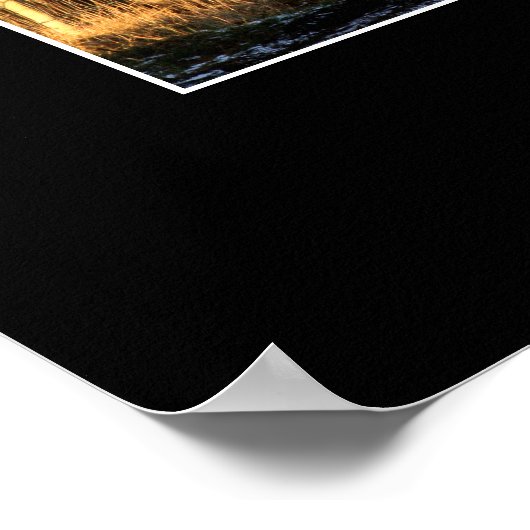 De donkere randen poster (Hoek)