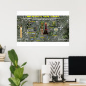 De donkere toren van de koninklijke toren poster (Thuiskantoor)