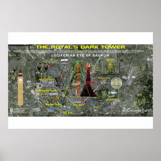 De donkere toren van de koninklijke toren poster (Voorkant)