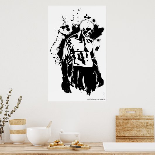 De donkere vechtster poster (Keuken)