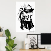 De donkere vechtster poster (Thuiskantoor)