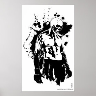 De donkere vechtster poster