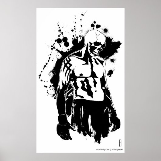 De donkere vechtster poster (Voorkant)