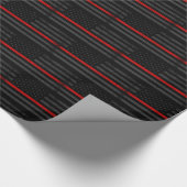 De donkere Verontruste Vlag van de Vechter van de Cadeaupapier (Hoek)