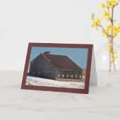 De donkere Witte Vensters van de Schuur w op de Kaart (Gele Bloem)