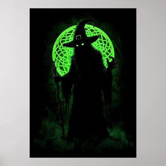 De donkere wizard poster (Voorkant)