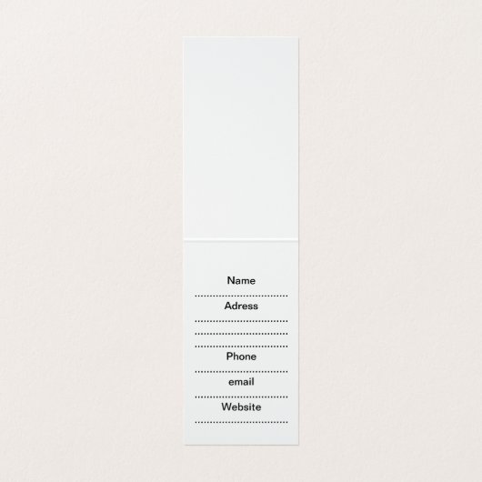 De donkere zijde - Surreal Black Horse and Moon Visitekaartje (Binnenkant ongevouwen)