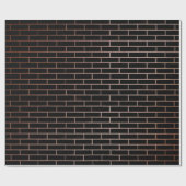 De donkere zwarte muur heeft een ruw oppervlak als cadeaupapier (Vlak)