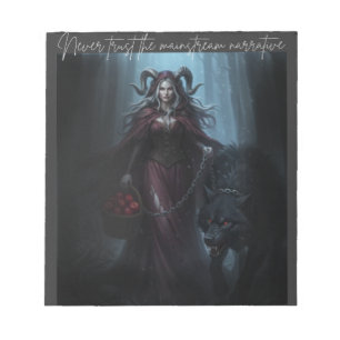 De Donkerrode Roodkapje Notitieblok