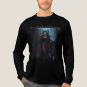 De Donkerrode Roodkapje Tri-Blend Shirt (Voorkant volledig)