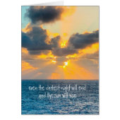 de donkerste nacht zal eindigen en de zon zal opst (Voorkant)