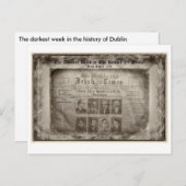 De donkerste week in de geschiedenis van Dublin Briefkaart (Voorkant / Achterkant)