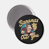 De Donkey Kong, bananen boven je Magneet (Voorkant / Achterkant)