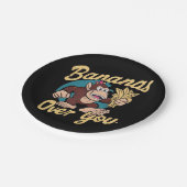 De Donkey Kong, bananen boven je Papieren Bordje (Gekanteld)