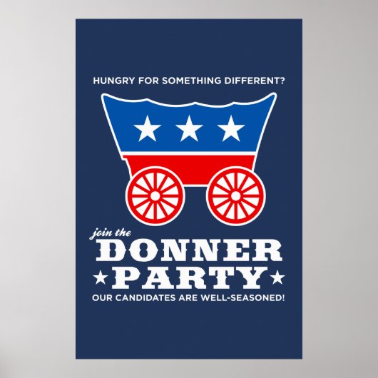 De Donner-partij - hongerig naar iets anders? Poster (Voorkant)