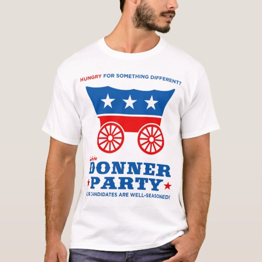 De Donner-partij - hongerig naar iets anders? T-shirt (Voorkant)