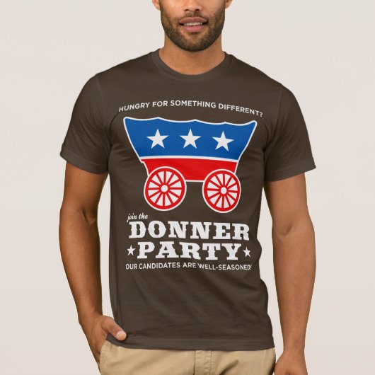 De Donner-partij - hongerig naar iets anders? T-shirt (Voorkant)