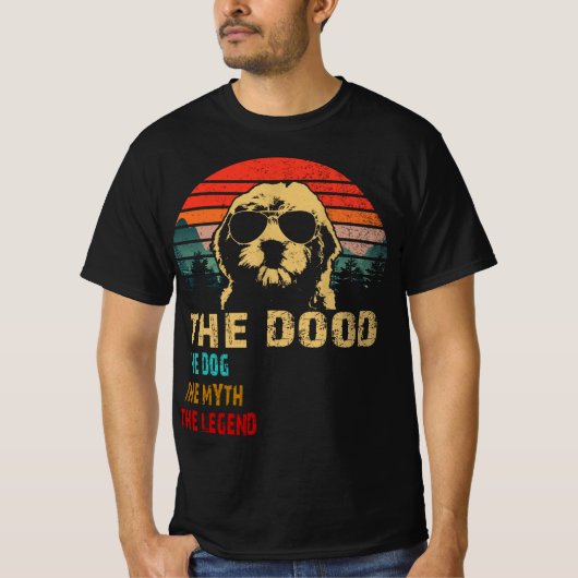 de dood de hond de mythe van de legende t-shirt (Voorkant)