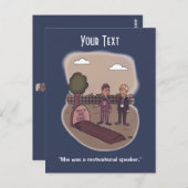 De dood die we kunnen briefkaart (Voorkant / Achterkant)