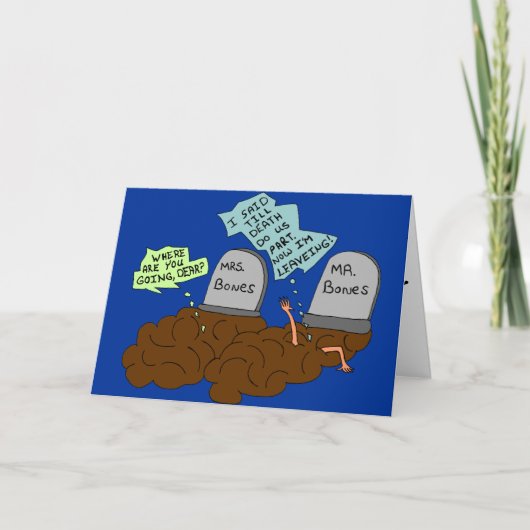 De dood doet ons deel kaart (Voorkant)