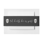 De dood doet ons deel uitnodigingen wikkel (Voorkant Voorbeeld)